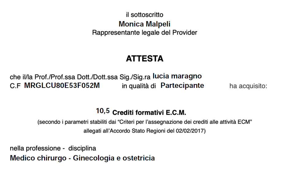 CORSO AVANZATO DI ECOGRAFIA IN ENDOMETRIOSI