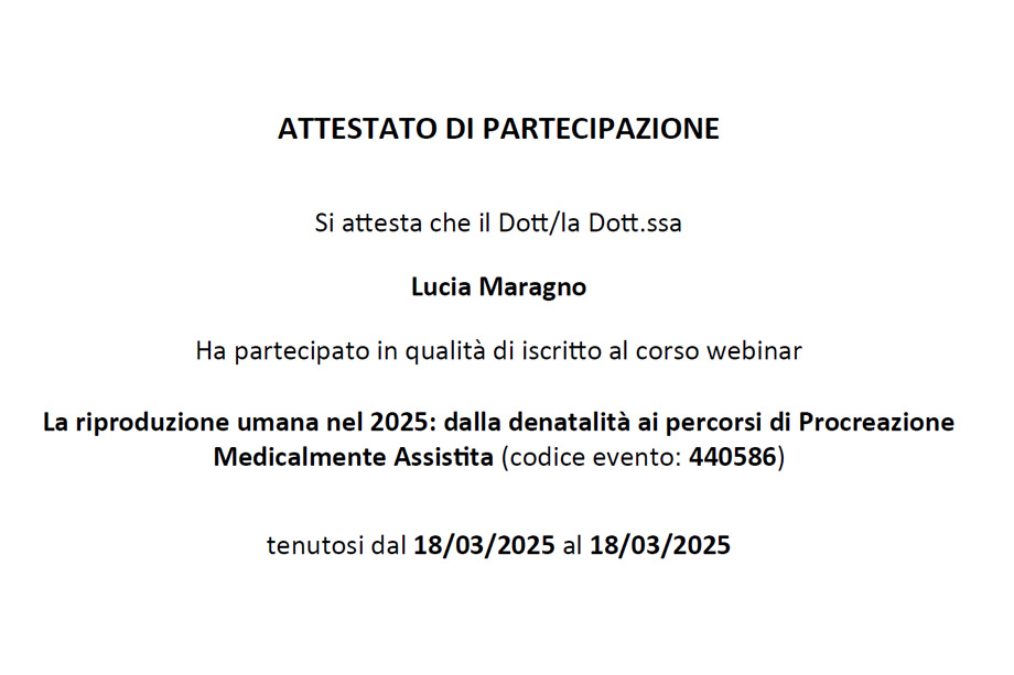 La riproduzione umana nel 2025