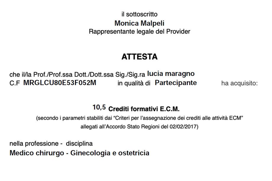 CORSO AVANZATO DI ECOGRAFIA IN ENDOMETRIOSI